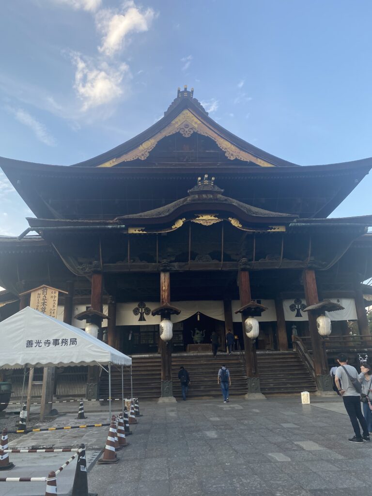 善光寺に行ってきました